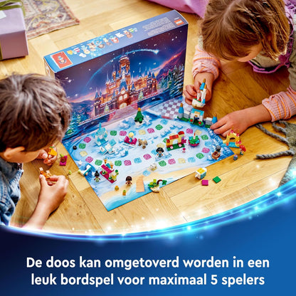 LEGO │ Disney Princess Adventskalender 2024, Bauspielzeug mit 5 Mikro-Spielfiguren, Adventsbauset für Kinder, fantasievolle Geschenkidee für Mädchen & Jungen ab 5 Jahren, Geschenk zu Weihnachten 43253