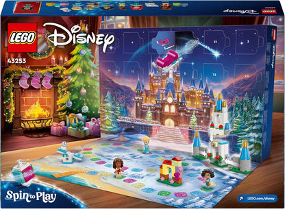 LEGO │ Disney Princess Adventskalender 2024, Bauspielzeug mit 5 Mikro-Spielfiguren, Adventsbauset für Kinder, fantasievolle Geschenkidee für Mädchen & Jungen ab 5 Jahren, Geschenk zu Weihnachten 43253