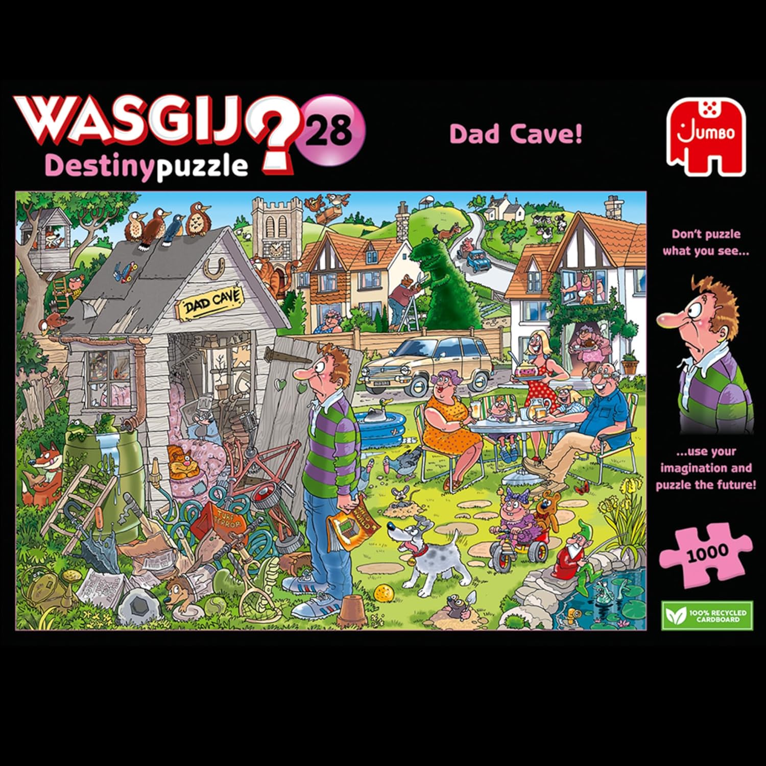 Puzzle 1000 pièces Jumbo Wasgij Dad Cave