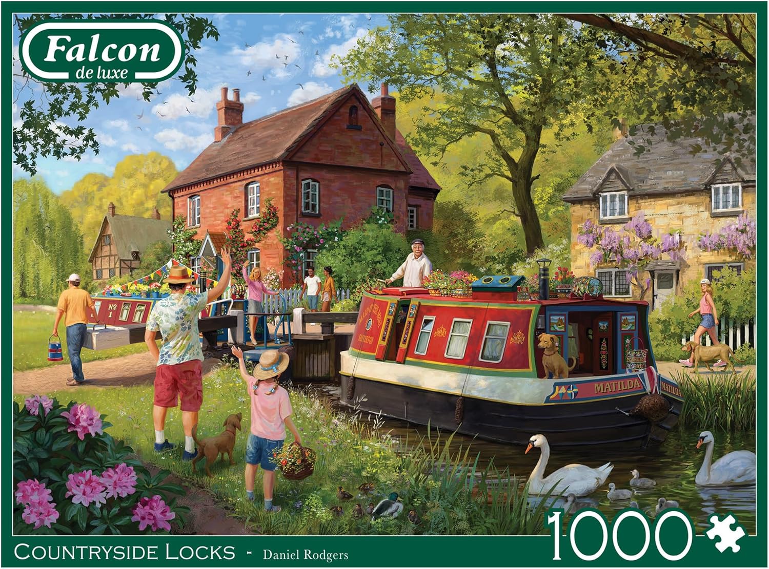 Jumbo 1110500240 Puzzle, Bunt
