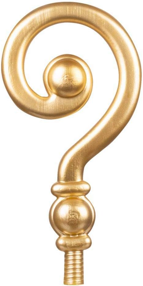 Boland 56608 - Bisschopsstaf 6-delig, sinterklaasstaf, lengte 185 cm, goud, stok, Sinterklaas, accessoire, vermomming, kostuum, carnaval, themafeest, theater, toneel
