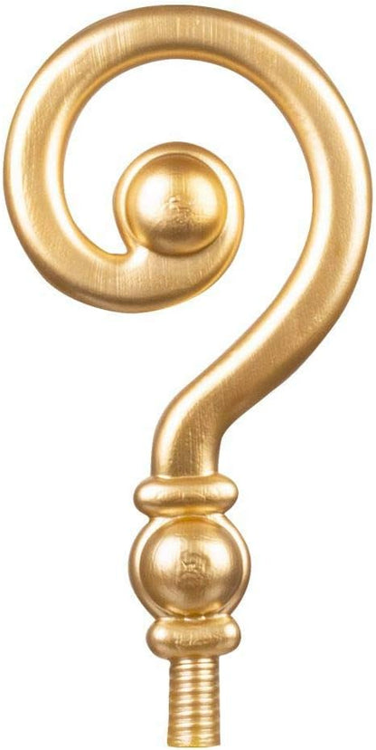 Boland 56608 - Bisschopsstaf 6-delig, sinterklaasstaf, lengte 185 cm, goud, stok, Sinterklaas, accessoire, vermomming, kostuum, carnaval, themafeest, theater, toneel