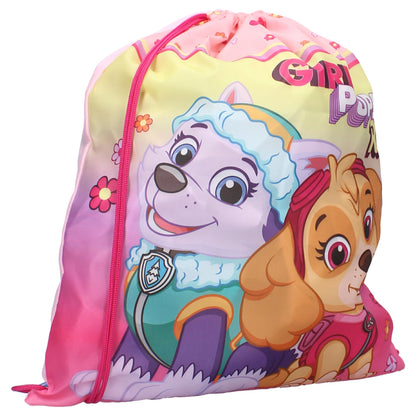 Paw Patrol Gymtas - Pups rule, Rosa, 44x36x1 cm
