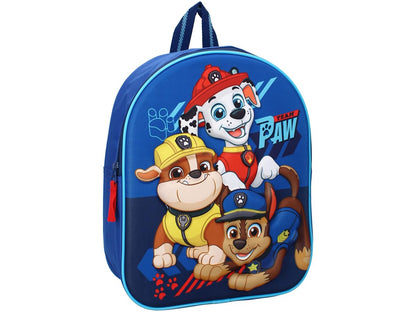 Zaino 3D Paw Patrol Pups At Play, 32 x 26 x 11 cm, Blu, 32x26x11 cm
