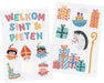 Folat Adesivi per finestre 'Welkom Pieten' -Sint en Pieten-13 pezzi-San Nicola Decorazione bambini, Multicolore, 65715