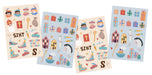 Folat 65716 Sankt Nikolaus Kinder Dekoration-Aufkleber Sinterklaas-Charaktere-Sint en Pieten-49 Stück, Multicolor