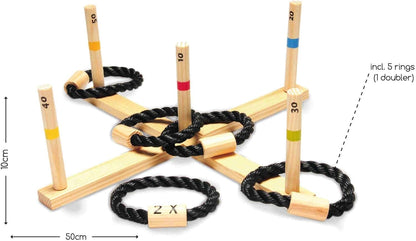 Bs Toys - Bs Toys Houten Ringwerpspel 6Dlg.