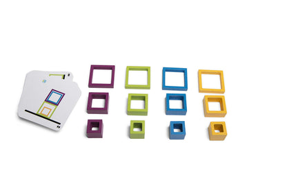 BS Toys Frames - Interaktives Puzzlespiel - Spannendes Kopierspiel - Fördert Geschicklichkeit und Schnelligkeit - Spielspaß für bis zu 4 Kinder