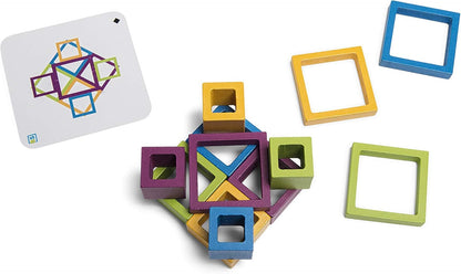 BS Toys Frames - Interaktives Puzzlespiel - Spannendes Kopierspiel - Fördert Geschicklichkeit und Schnelligkeit - Spielspaß für bis zu 4 Kinder