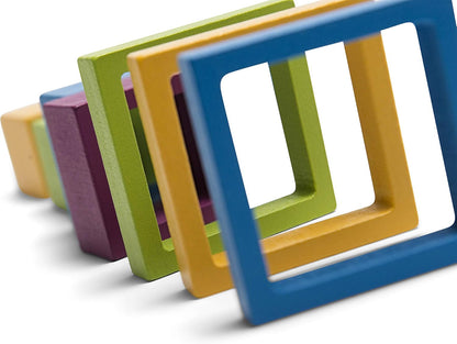 BS Toys Frames - Interaktives Puzzlespiel - Spannendes Kopierspiel - Fördert Geschicklichkeit und Schnelligkeit - Spielspaß für bis zu 4 Kinder