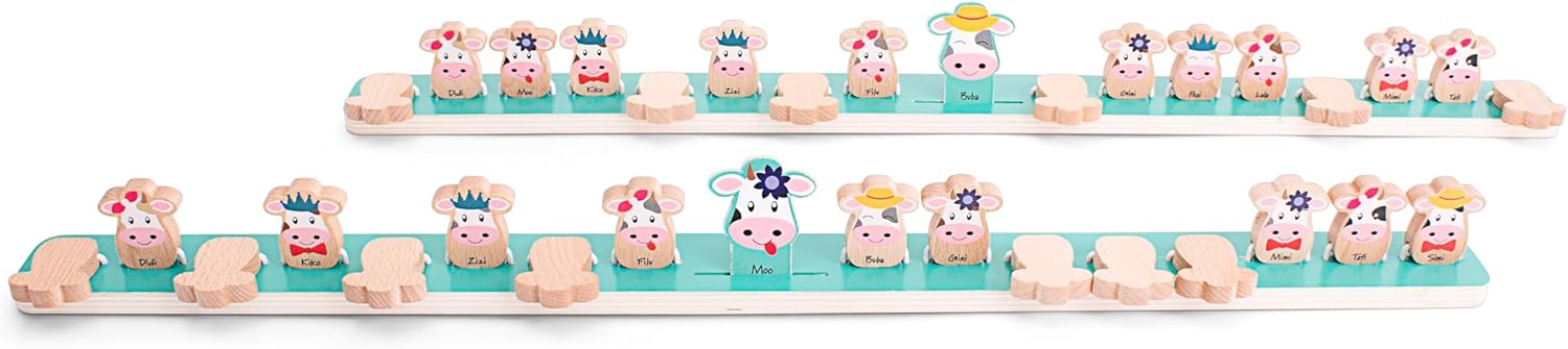 BS Toys - BS Toys Welke Koe Ben ik Houten Spel
