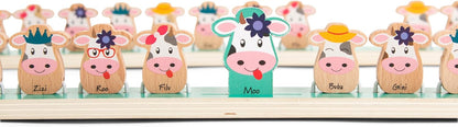 BS Toys - BS Toys Welke Koe Ben ik Houten Spel