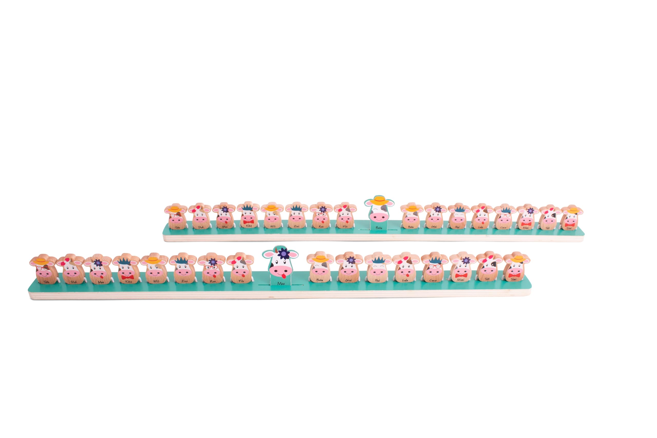 BS Toys - BS Toys Welke Koe Ben ik Houten Spel