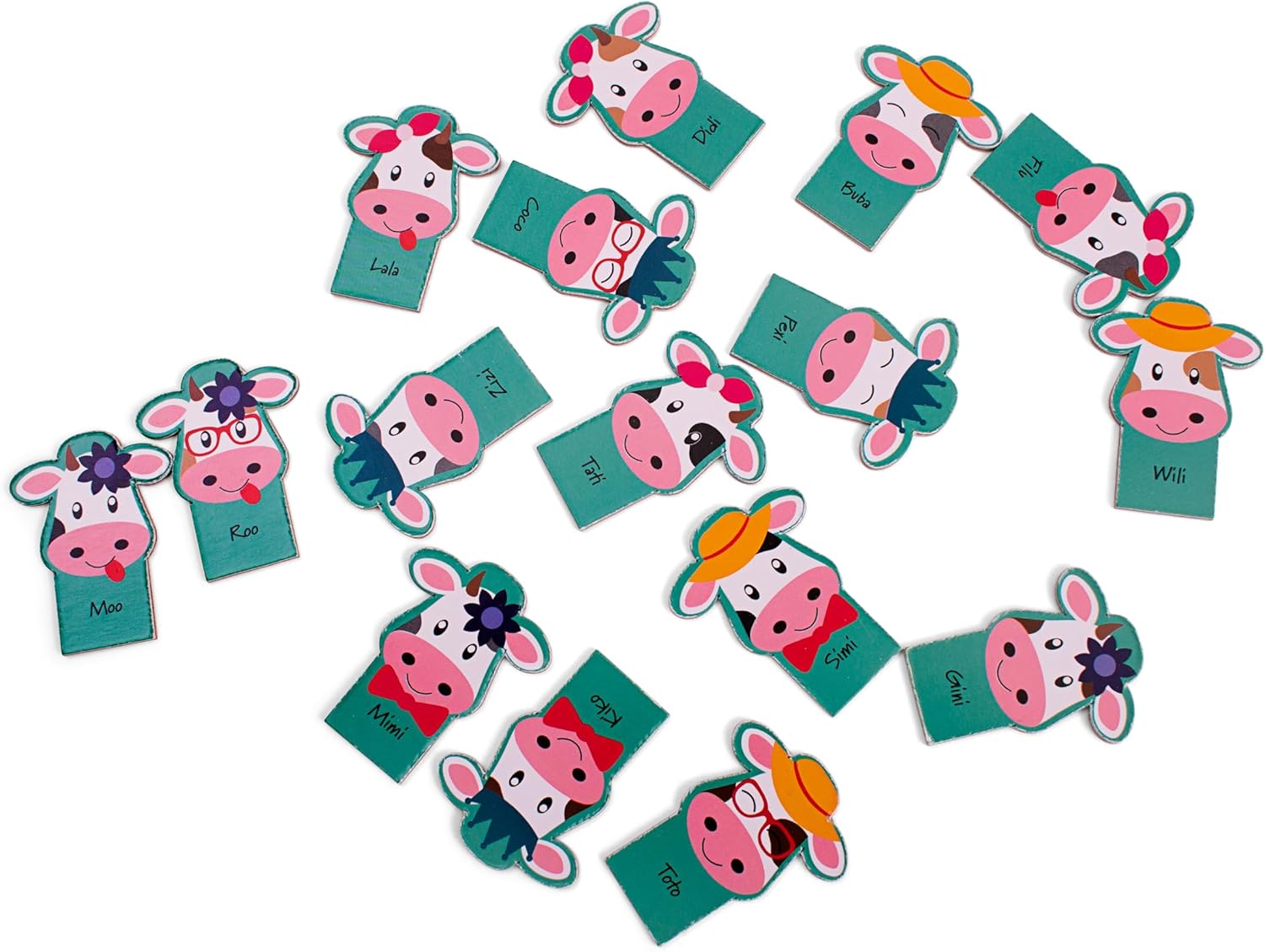 BS Toys - BS Toys Welke Koe Ben ik Houten Spel