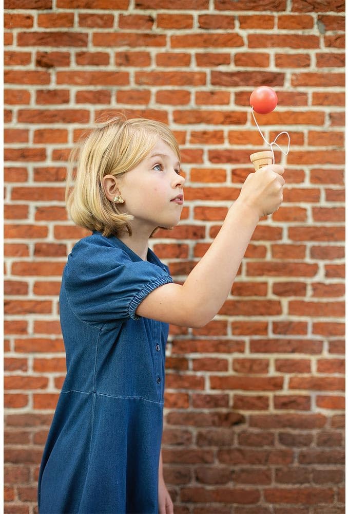 BS Toys - BS Toys Houten Kendama Ijsje Vangspel