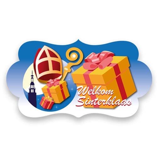 Haza Witbaard - Feestbord Welkom Sinterklaas