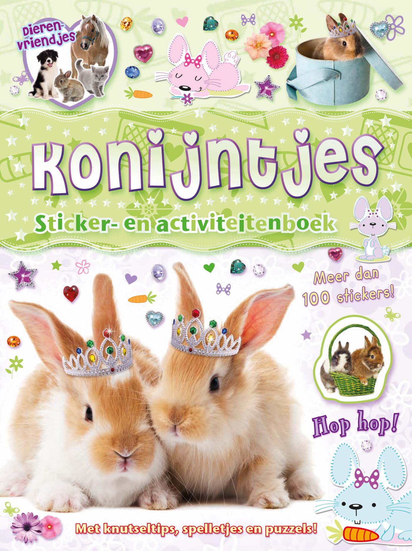 Dierenvriendjes - Konijntjes Sticker- en Activiteitenboek