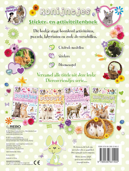 Dierenvriendjes - Konijntjes Sticker- en Activiteitenboek