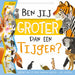 Ben jij groter dan een Tijger?: Groeimeter van 1,5 meter boordevol weetjes - met stickers
