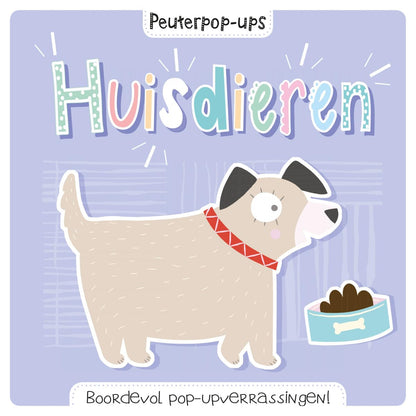 Rebo Publishers - Peuterpop-up Boek - Huisdieren