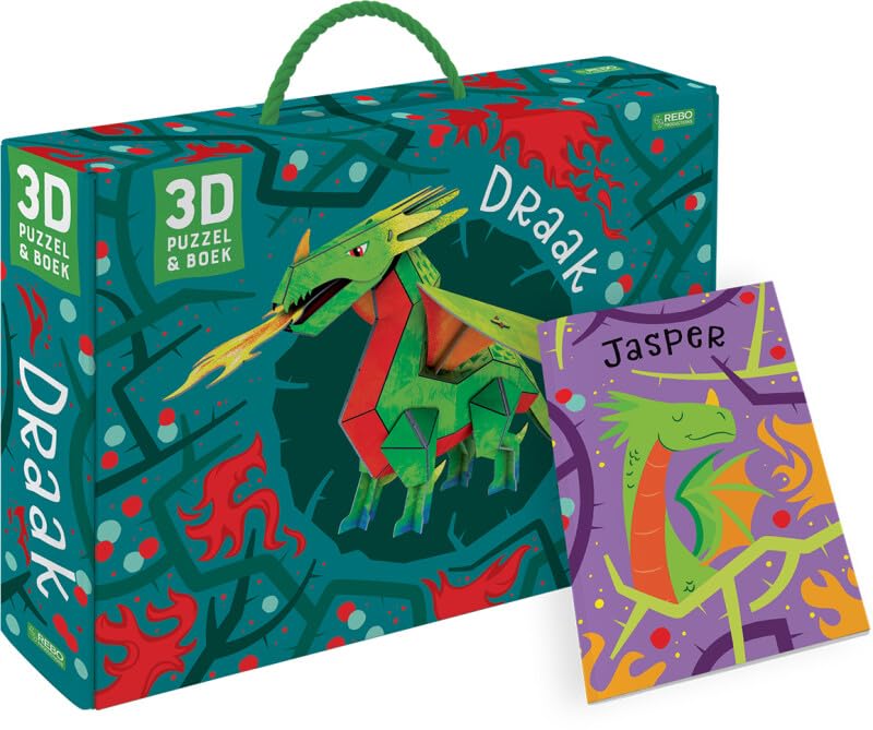 Draak (Boek + 3D-puzzel