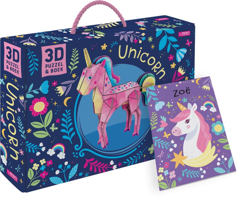 Unicorn (Boek + 3D-puzzel