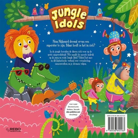 Jungle Idols - prentenboek padded: Een klein nijlpaard met een grote droom