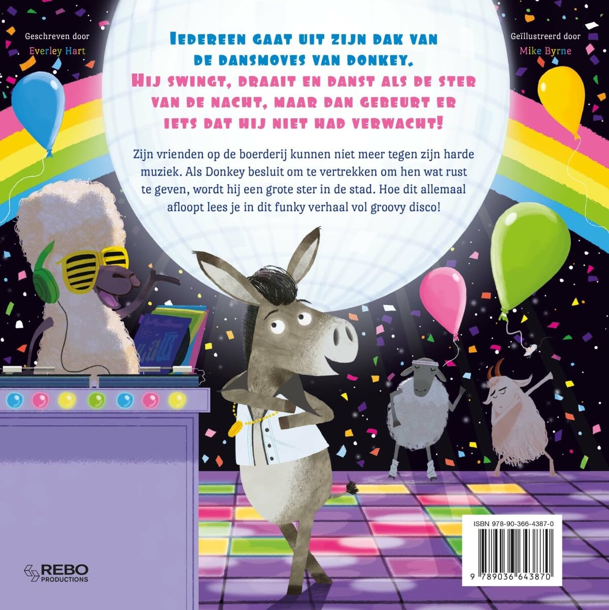 Disco Donkey: Dans alsof niemand kijkt! (Prentenboek padded)