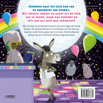 Disco Donkey: Dans alsof niemand kijkt! (Prentenboek padded)