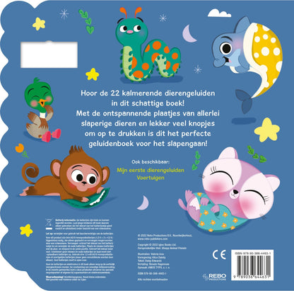 Rebo Publishers - Geluidenboek Bedtijd Dierenvriendje
