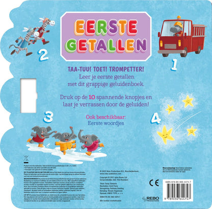Rebo Publishers - Geluidenboek Eerste Getallen