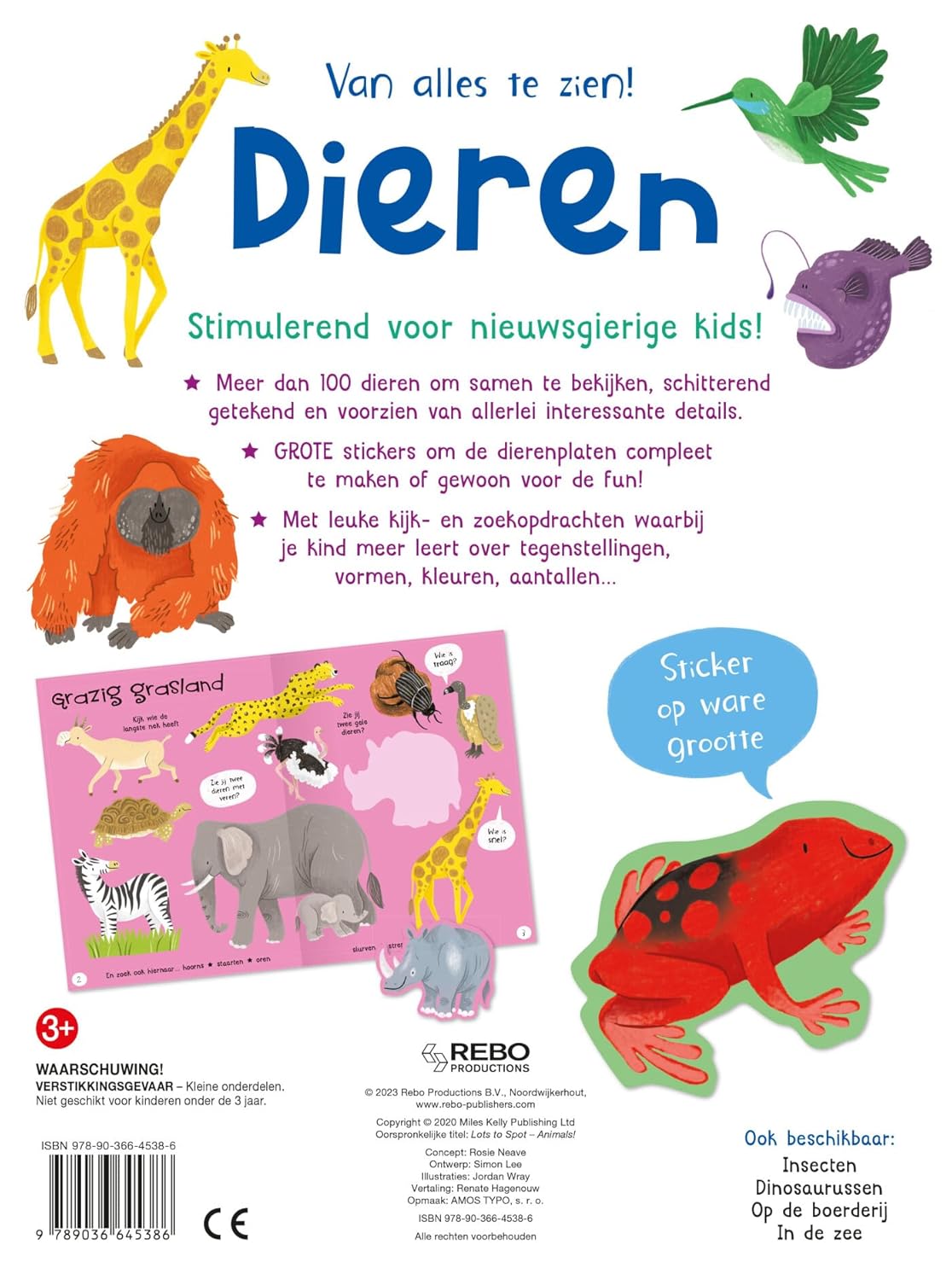 Rebo Publishers - Dieren - Van Alles Te Zien!