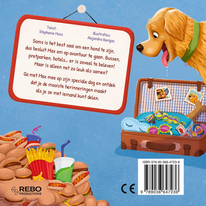 Rebo Publishers - Max Heeft Een Vrije Dag Kartonboek