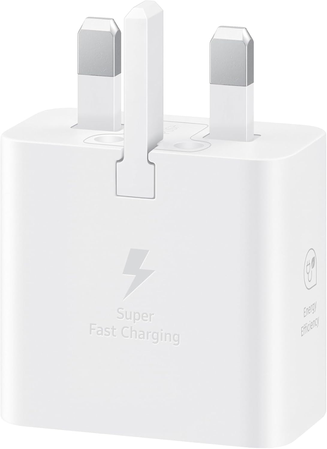 Samsung Galaxy Official 25W Super Fast Charging Travel Adapter (with USB-C to C Data Cable), White White 25W With Data Cable