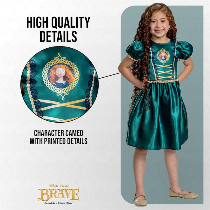 Disney Official Standard Merida Costume Kids, Princess Dress Up for Kids