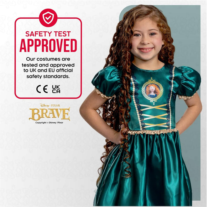 Disney Official Standard Merida Costume Kids, Princess Dress Up for Kids