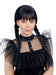 Smiffys Adult Gothic School Girl Wig with Plaits & Fringe, Halloween Fancy Dress Accessory, Gothic Schoolgirl Dress Up Wigs