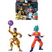 Bandai - Dragon Ball Super - Dragon Stars Figure 17 cm - Battle Pack - Golden Freezer vs Super Saiyan Blue Goku - 37169
