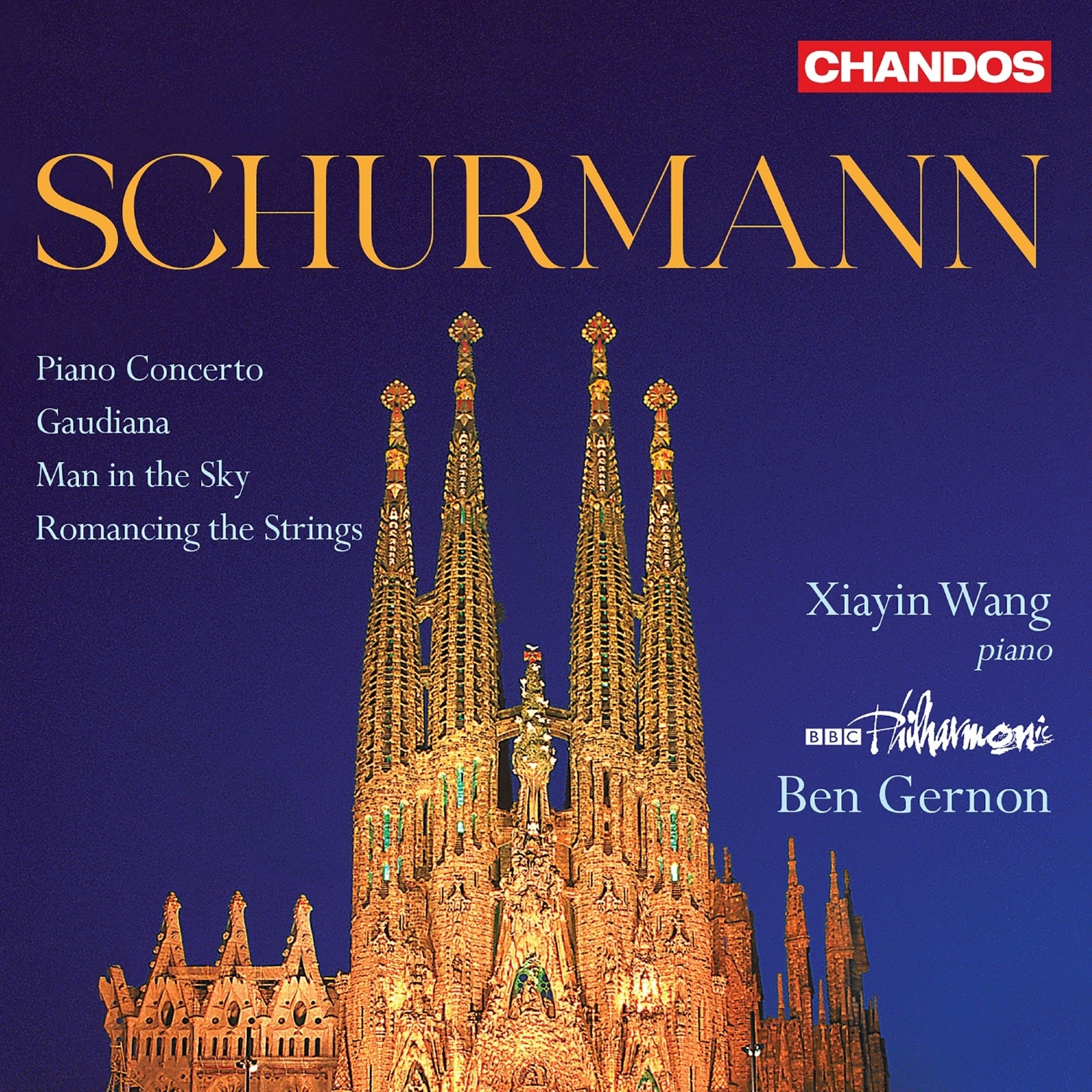 Schurmann: Piano Concerto/Gaudiana/Man in the Sky/...