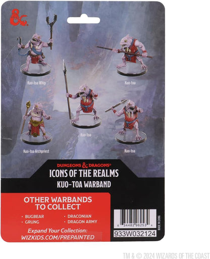 WizKids D&D Icons of The Realms: Kuo-TOA Warband
