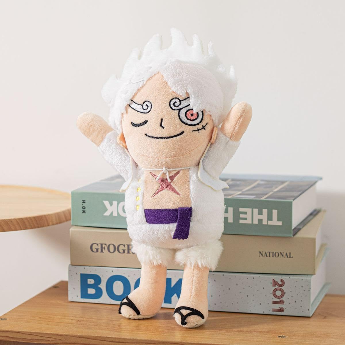 SAKAMI Plush Luffy Gear 5 Stretchable Plush 27Cm