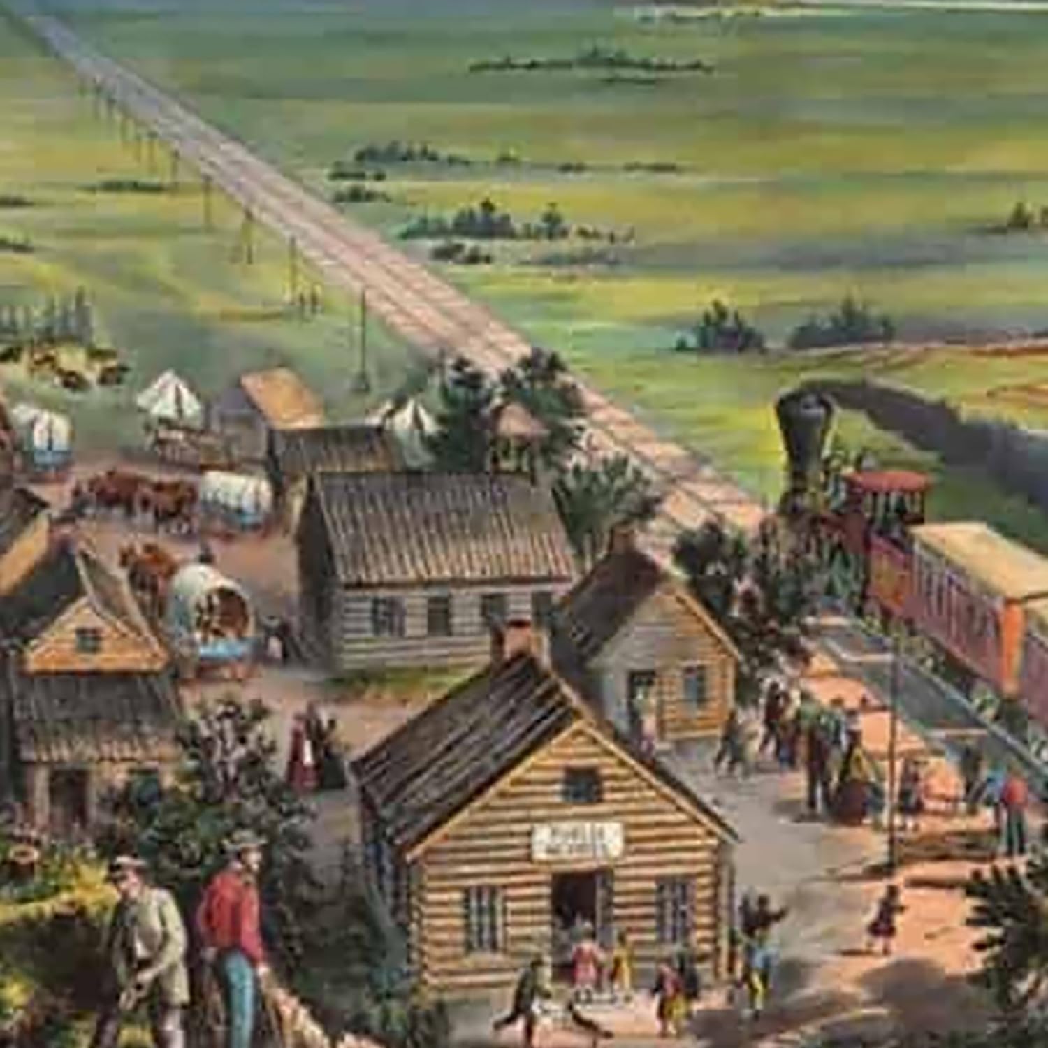 Rio Grande Games: Prairie Railroads - Train Strategy Board Game, Economy & American Railway Game, Investment & Bidding, Ages 14+, 3-5 Players, 60 Min