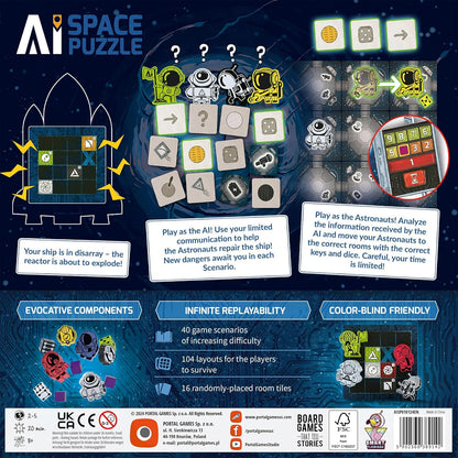 Wydawnictwo Portal POP00427 AI Space Puzzle (Eng.