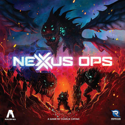 Renegade Game Studios: Nexus Ops - Strategy Board Game, Carry Out Secret Missions & Control The Mines to Collect Rubium, Ages 14+, 2-4 Players, 90 Min
