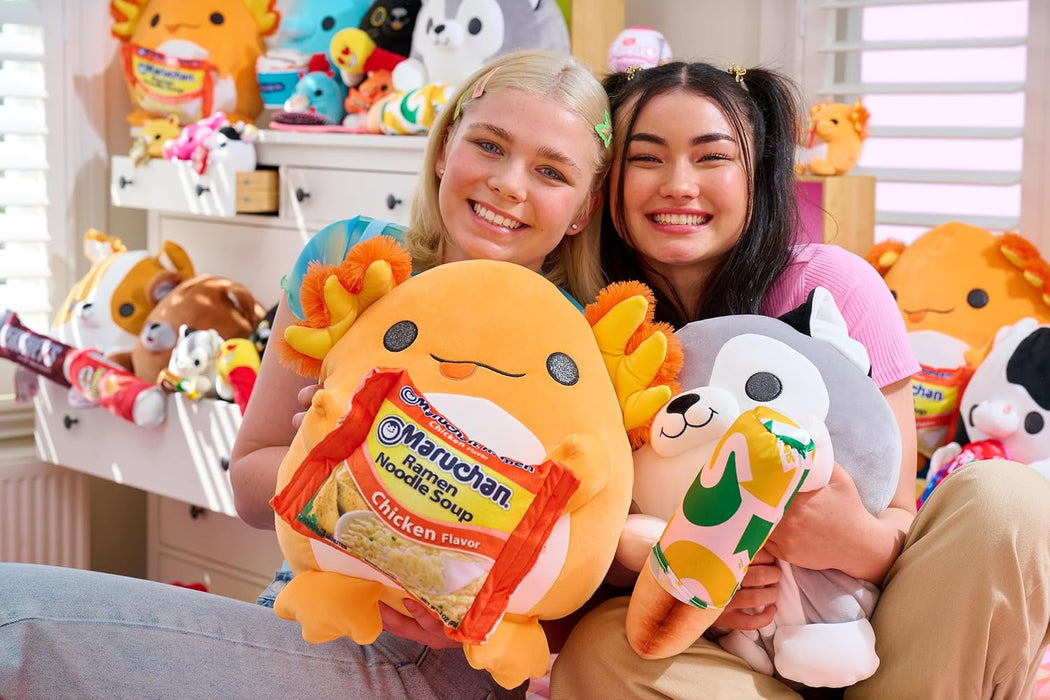 Snackles Super Sized 35 cm, Husky (Subway), by ZURU Cuddly Squishy Comfort 35 cm Plush with License Snack Brand Accessory (Husky