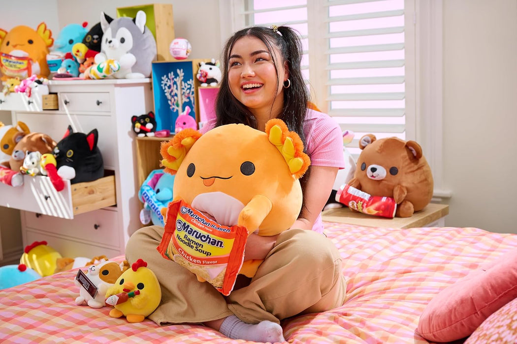 Snackles Super Sized 35 cm, Husky (Subway), by ZURU Cuddly Squishy Comfort 35 cm Plush with License Snack Brand Accessory (Husky