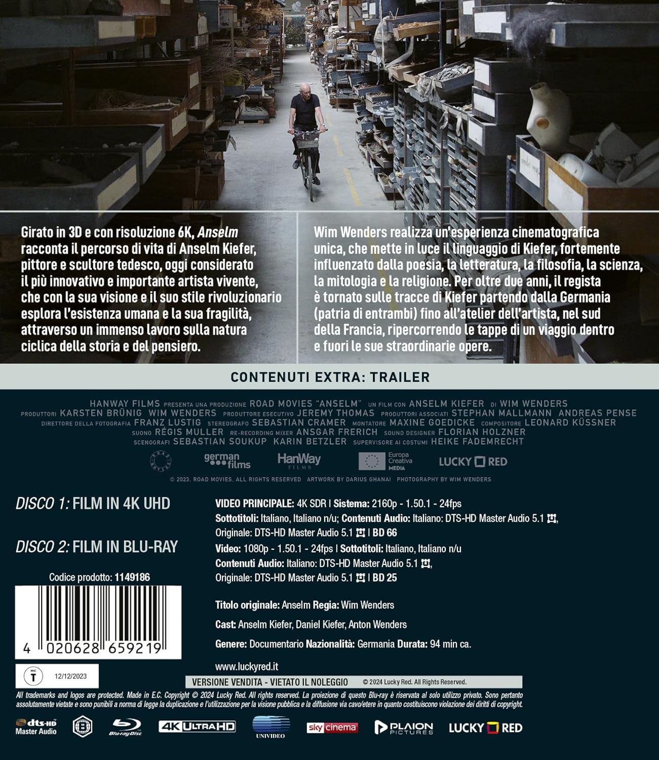 Anselm (4K UHD + Blu-ray