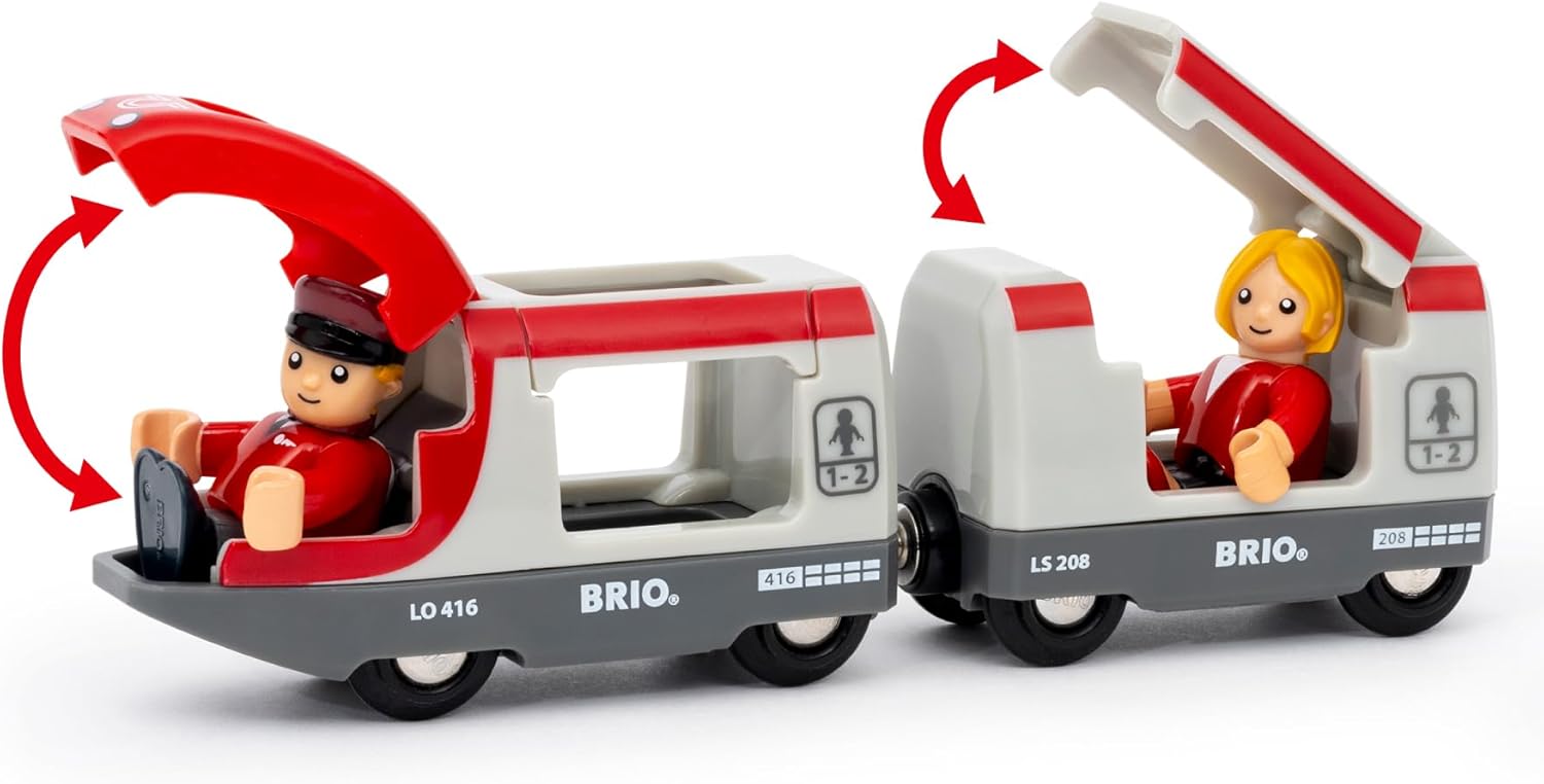 BRIO World - 36079 - Circuit en 8 Voyageurs - Coffret Complet de 22 pièces avec Pont - Circuit de Train en Bois - Jouet Mixte à partir de 3 Ans