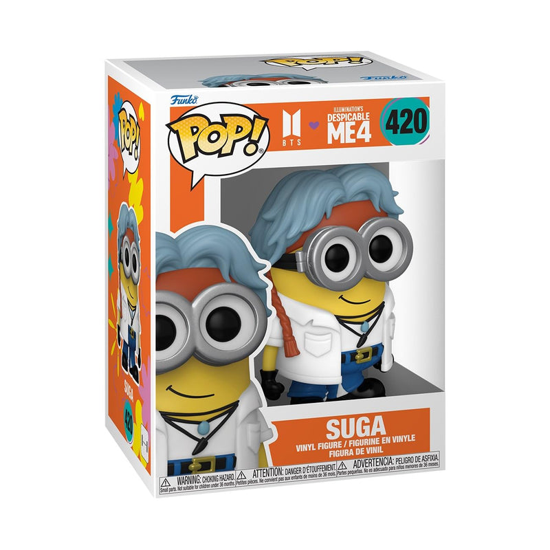 Funko POP! Rocks: Minions X BTS - Suga - SUGA - BTS + Minions - Collectable Vinyl Figure - Gift Idea - Official Merchandise - Toys for Kids & Adults - Movies, Music Fans - Model Figure for Collectors