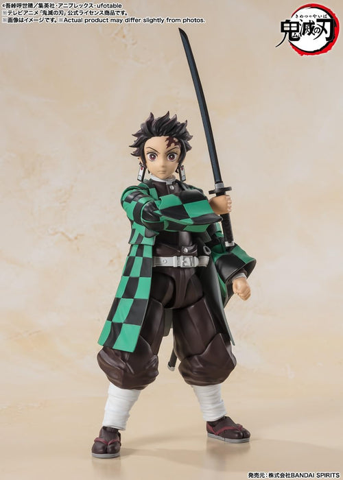 TAMASHII NATIONS - Demon Slayer: Kimetsu no Yaiba - Tanjiro Kamado, Bandai Spirits S.H.Figuarts Action Figure